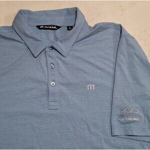 Travis Mathew Men's Indigo Blue Flying Tortilla Golf Polo Shirt Rivera 2XL NWoT